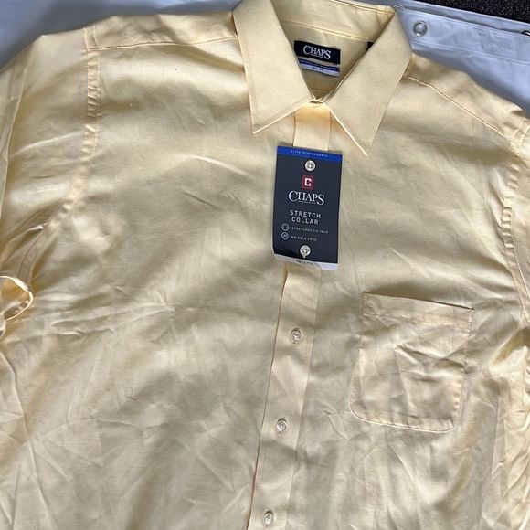 Chaps Other - CHAPS men’s stretch collar elite performance button down shirt size 17 Tall